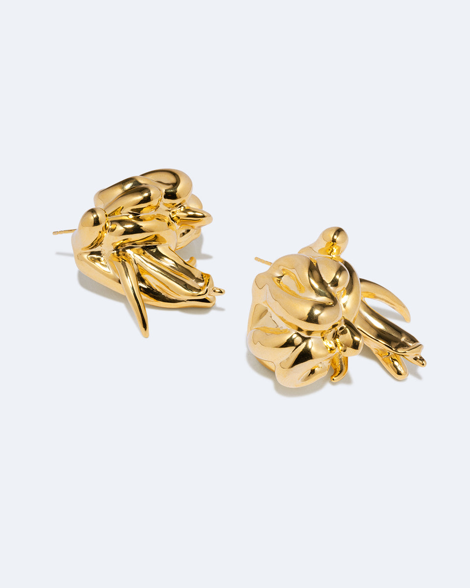 General Strike - Recycled Gold Vermeil Earrings