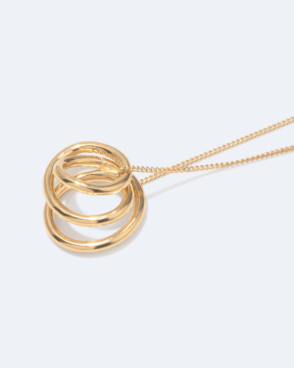 Flow - Recycled Gold Vermeil Pendant