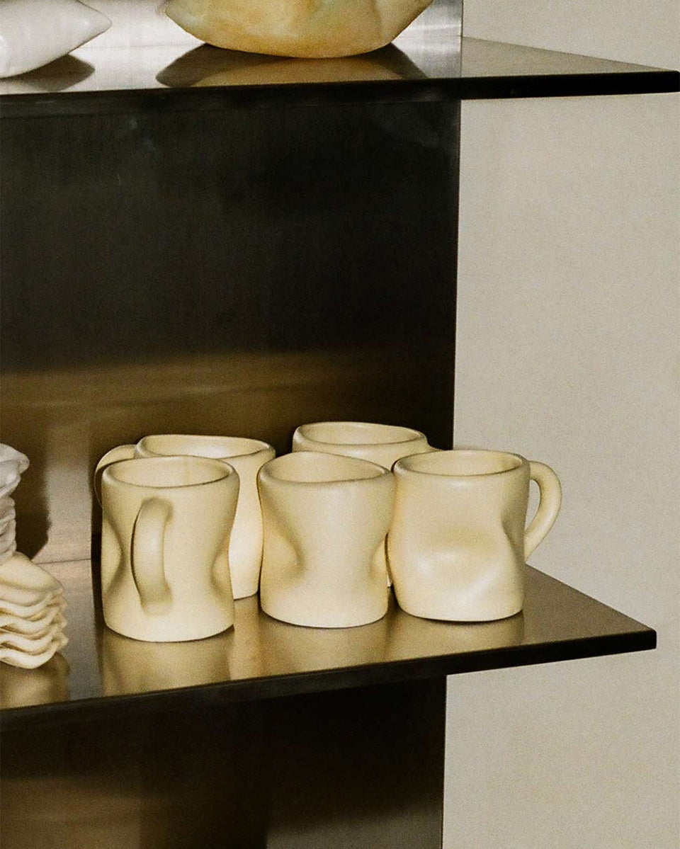 Bumpity Bump Bump - Mug in Matte Mint Green