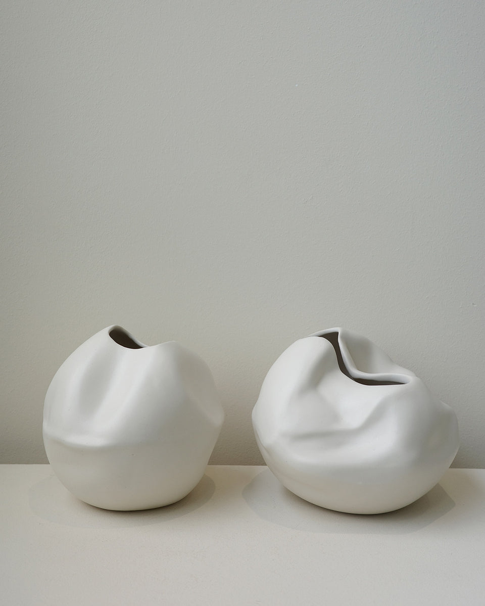 Banned Book No. 2 - Large Vessel in Matte White