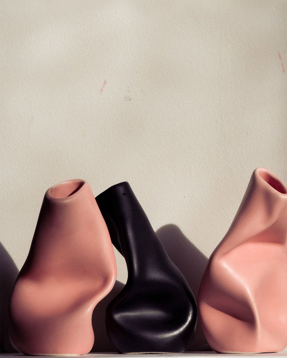 Yesterday is History - Vessel in Matte Pink