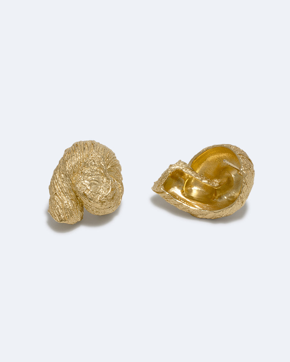 Cord - Gold Plated Earrings