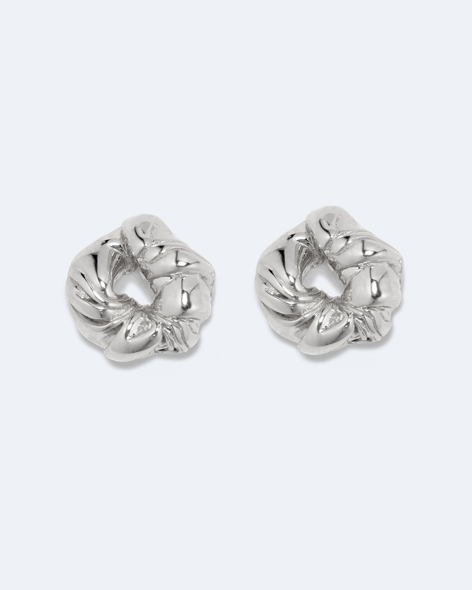 Things Find Their Place When They Fall Apart - Recycled Silver Earrings