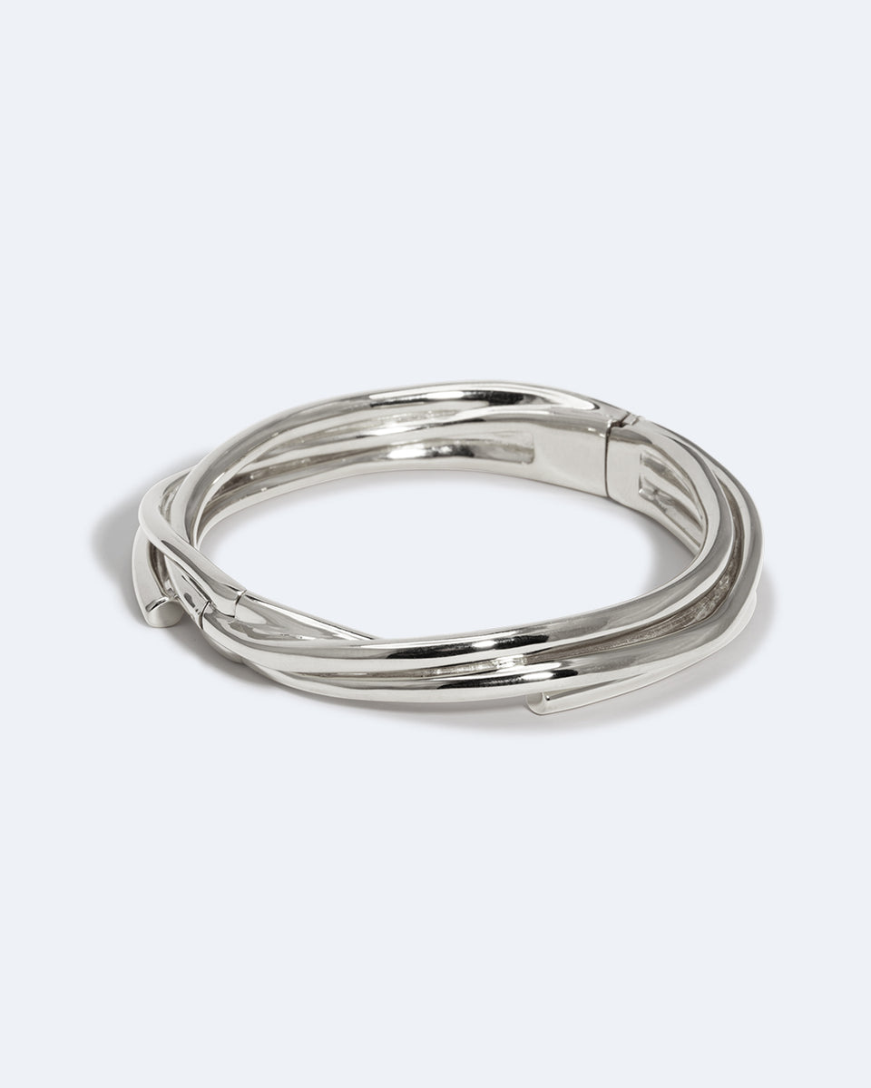 The Shifting Ground Beneath Our Feet - Silver Plated Bangle