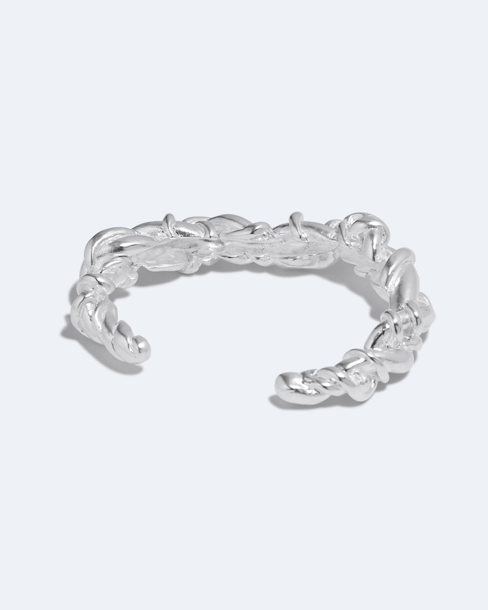 Labyrinth - Silver Plated Cuff