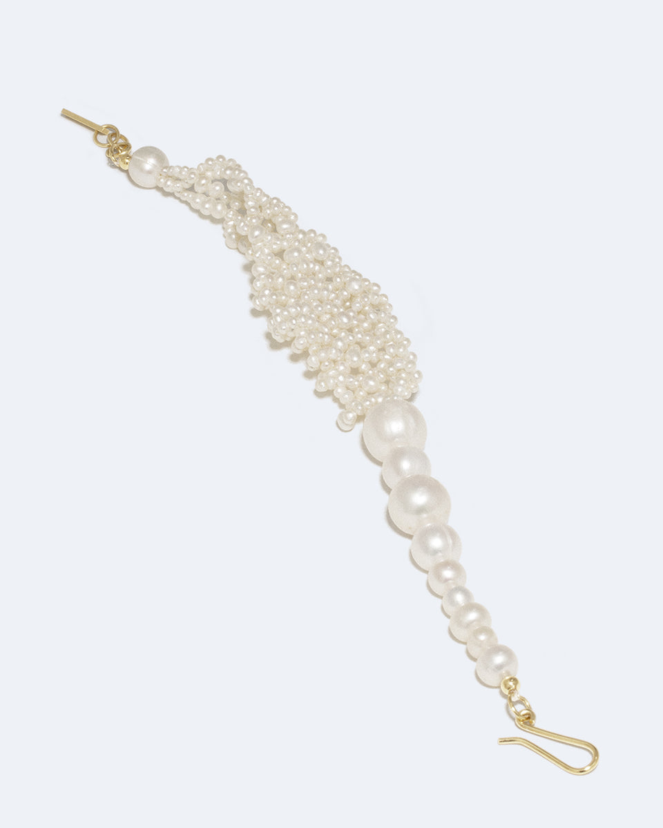Cove - Pearl and Recycled Gold Vermeil Bracelet