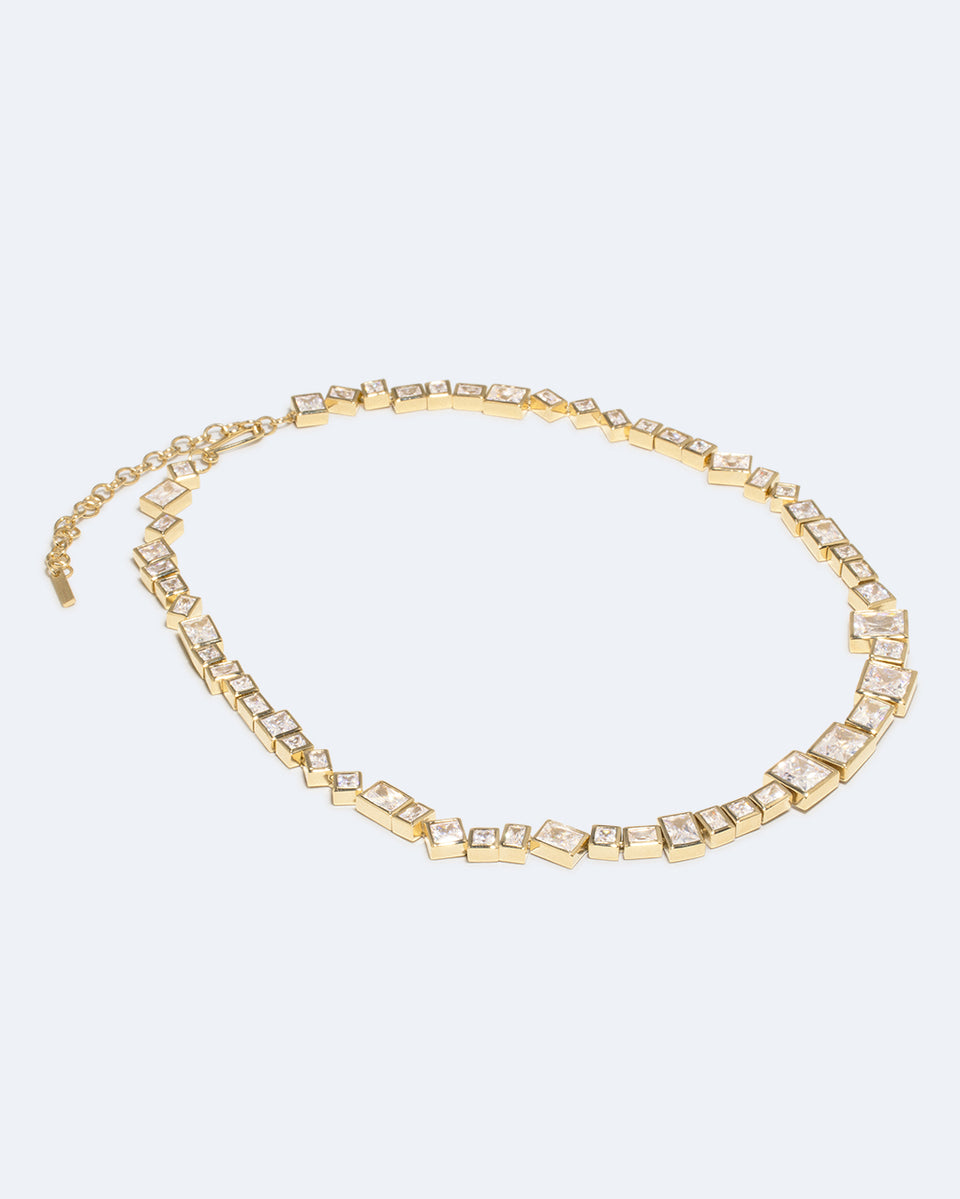 Dare - Zirconia and Recycled Gold Vermeil Necklace
