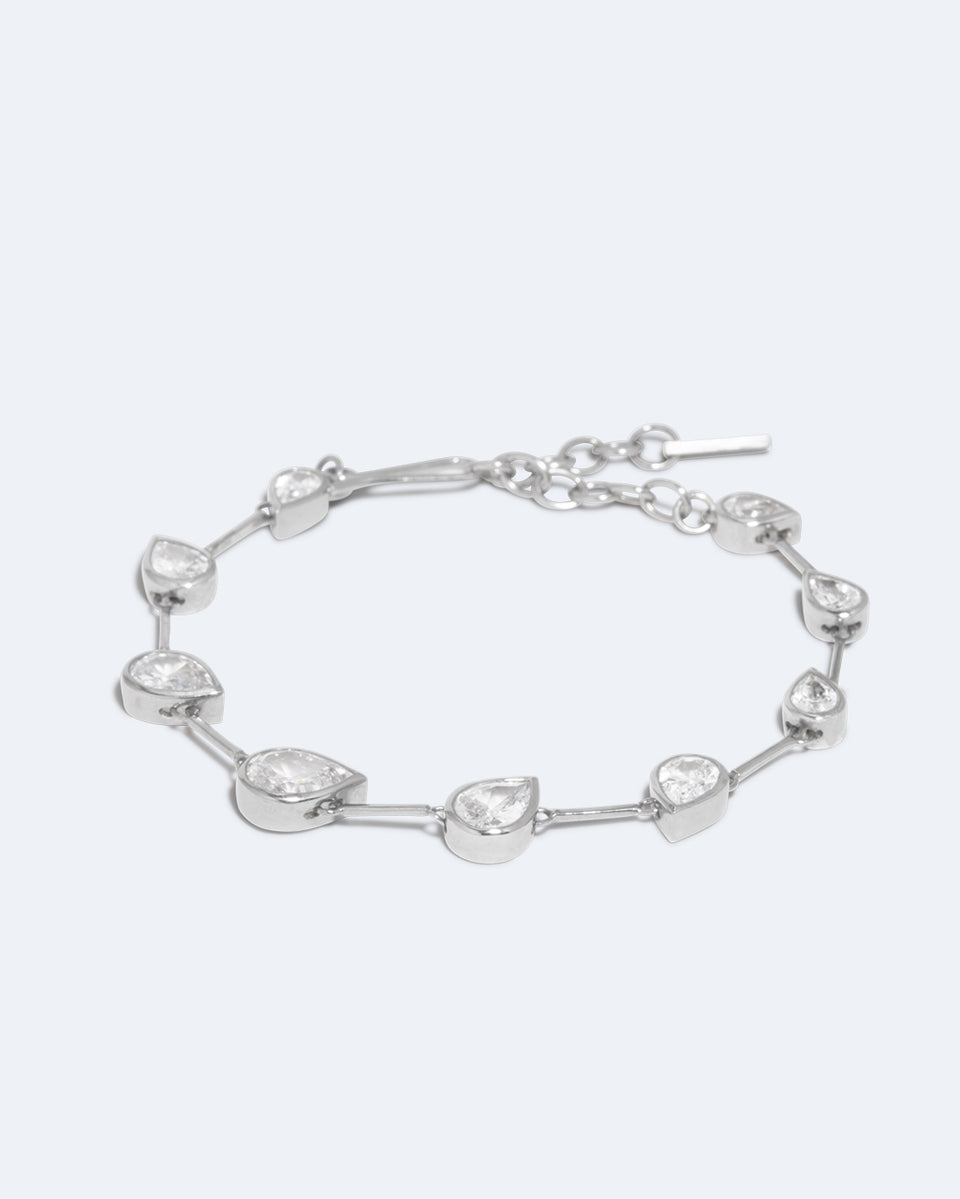 Myriad - Zirconia and Recycled Silver Bracelet