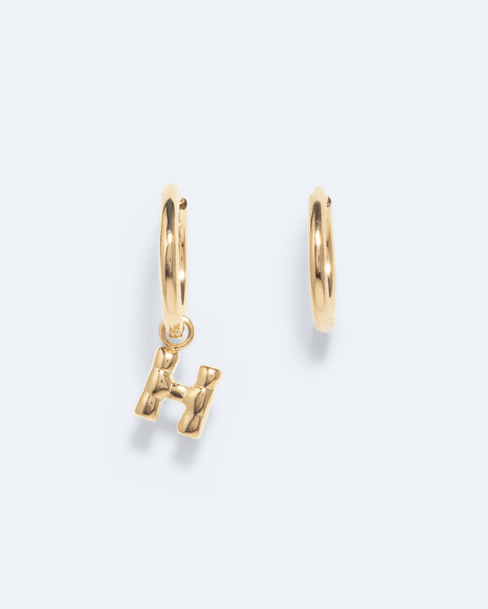 Classicworks™ H - Recycled Gold Vermeil Earrings