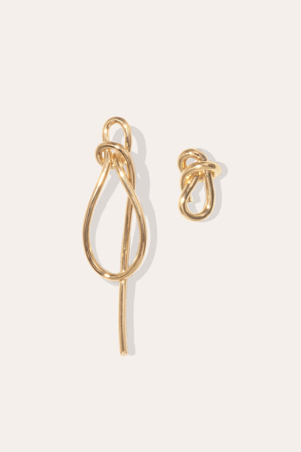 Thread - Recycled Gold Vermeil Earrings