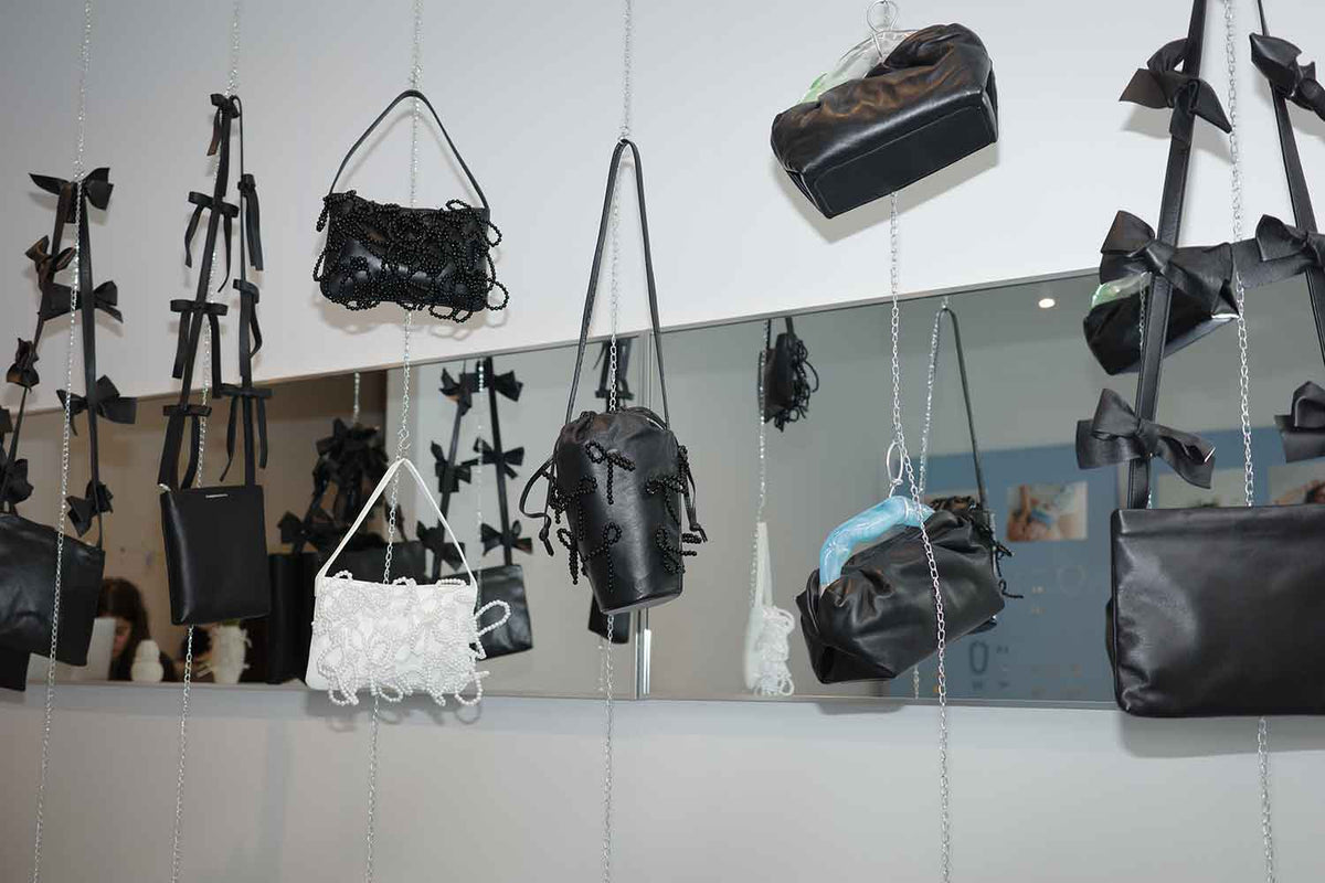 Completedworks bags made from deadstock leather