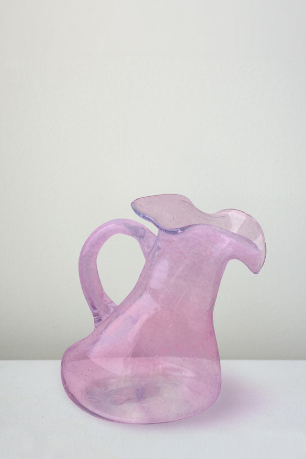 "Notsobig" Thaw - Small Recycled Glass Small Jug in Pink