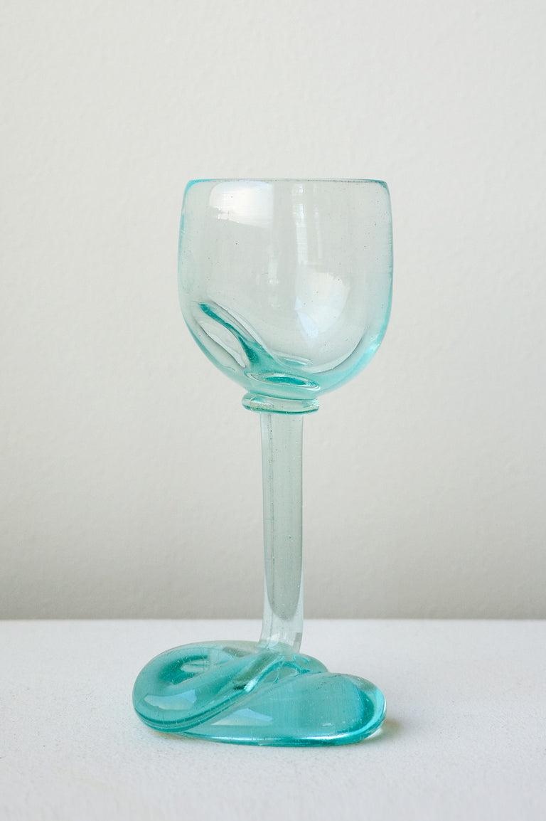 Thaw - Recycled Wine Glass in Clear