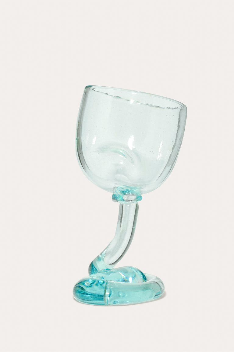 Thaw - Recycled Wine Glass in Clear