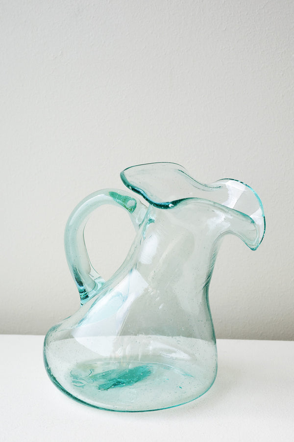 Thaw - Large Recycled Glass Jug in Clear