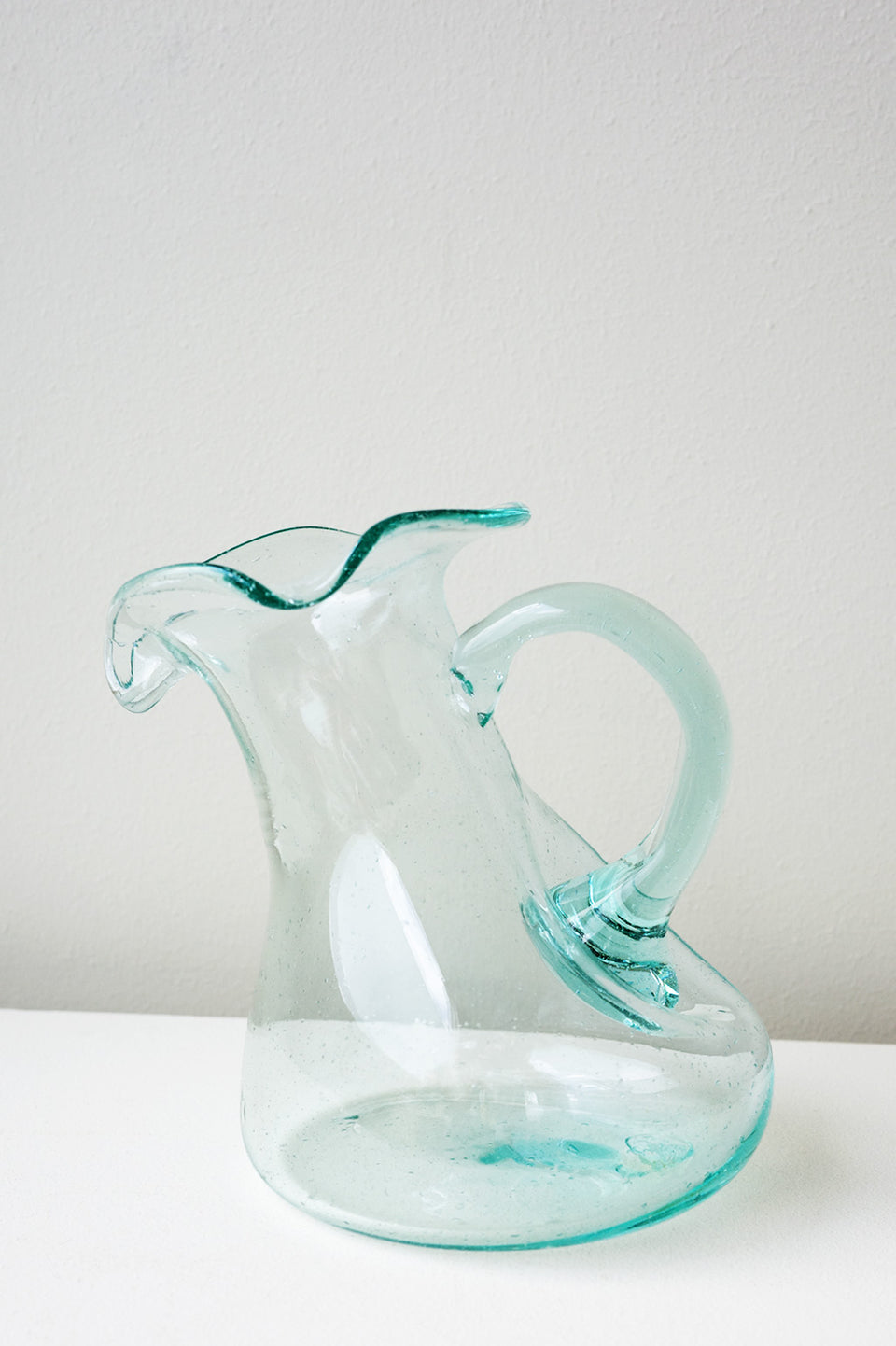 Thaw - Large Recycled Glass Jug in Clear