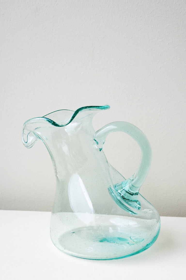 Thaw - Recycled Glass Jug in Clear