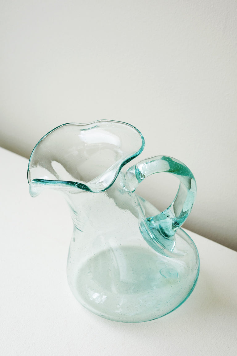 Thaw - Recycled Glass Jug in Clear