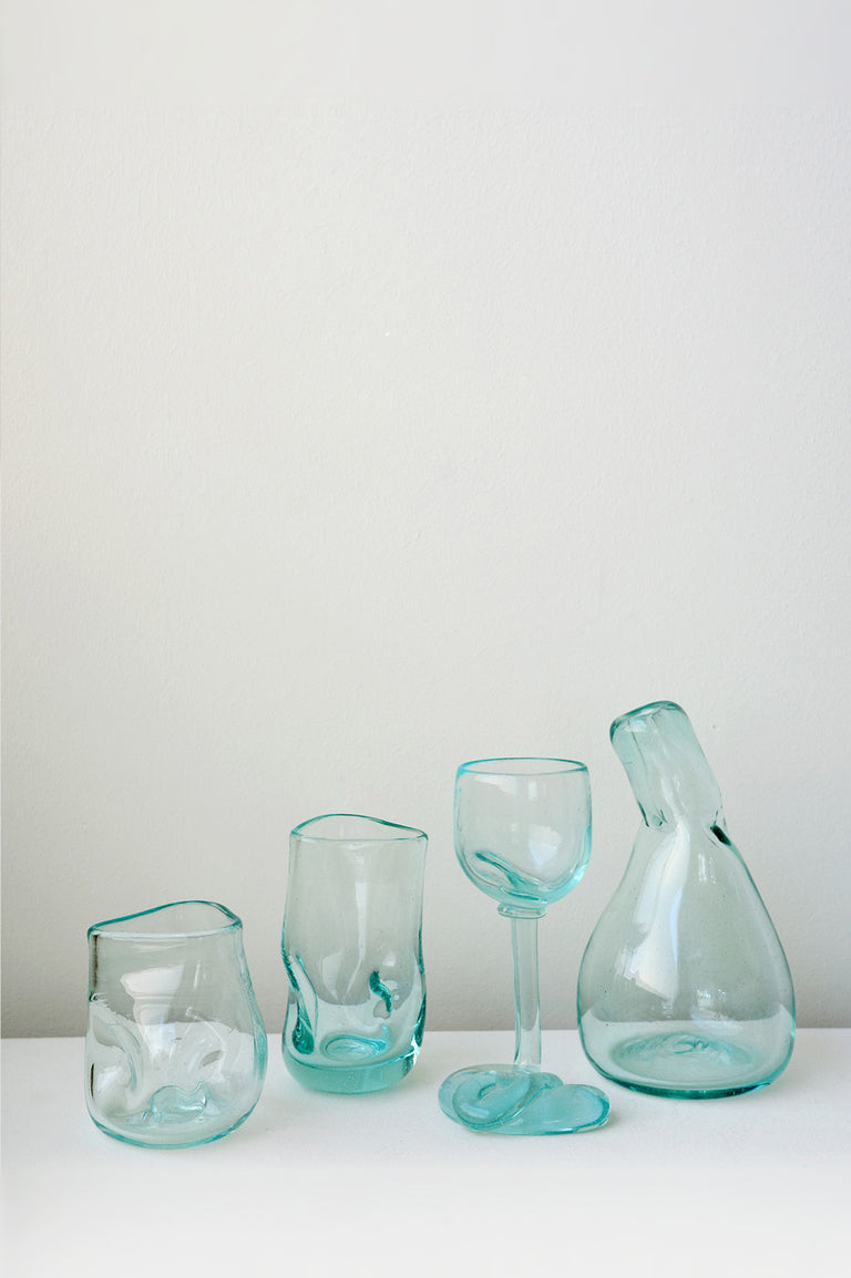 B109 - Recycled Glass Carafe in Clear