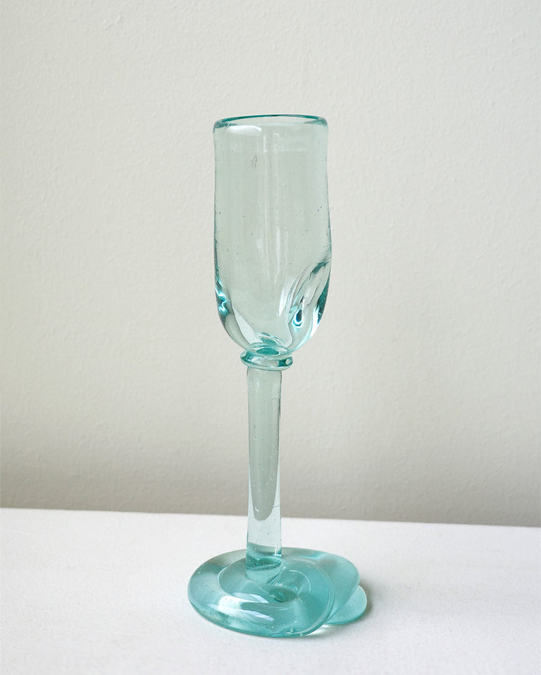Thaw - Recycled Flute Glass in Clear