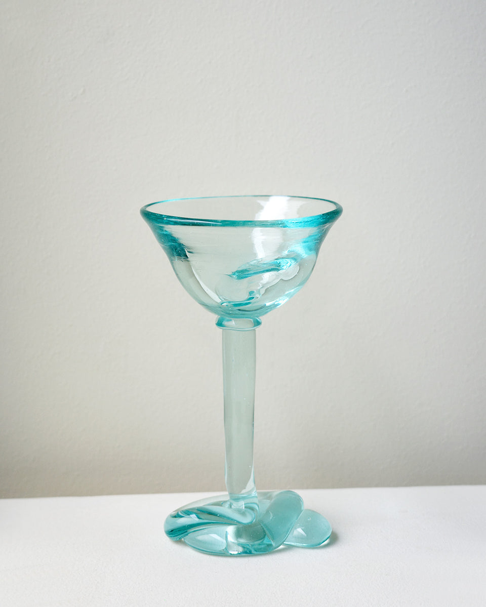 Thaw - Recycled Martini Glass in Clear