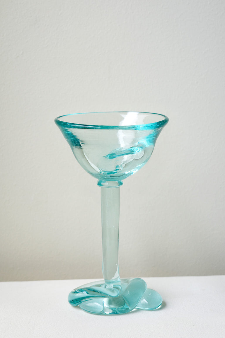 B118 - Recycled Martini Glass in Clear