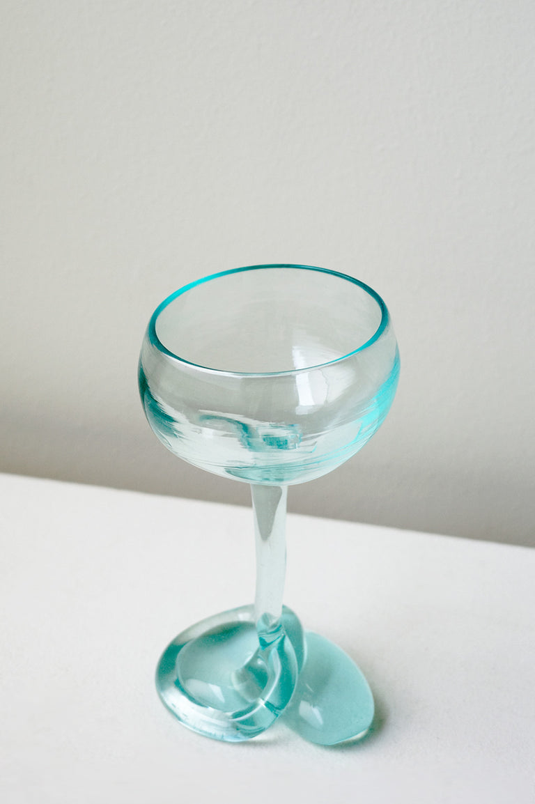 B127 - Recycled Coupe Glass in Clear