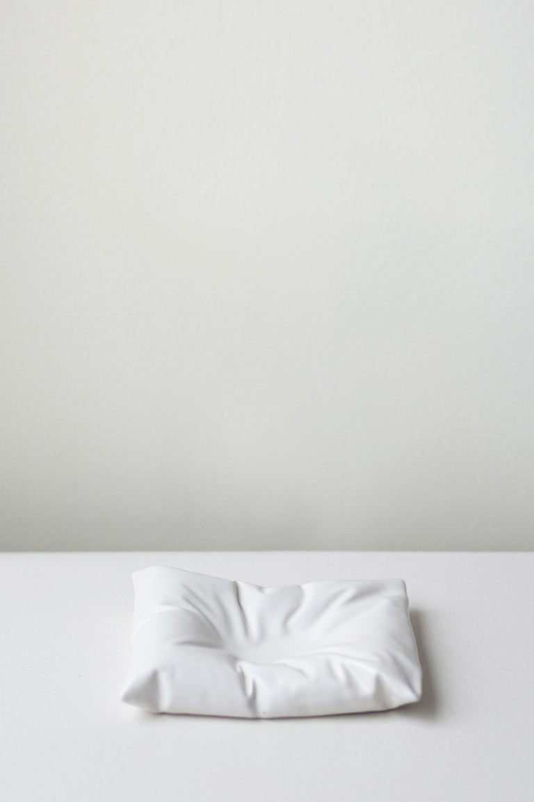 B128 - Ceramic Cushion in Matte White