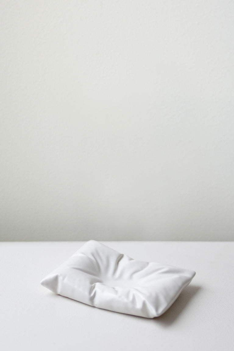 B128 - Ceramic Cushion in Matte White