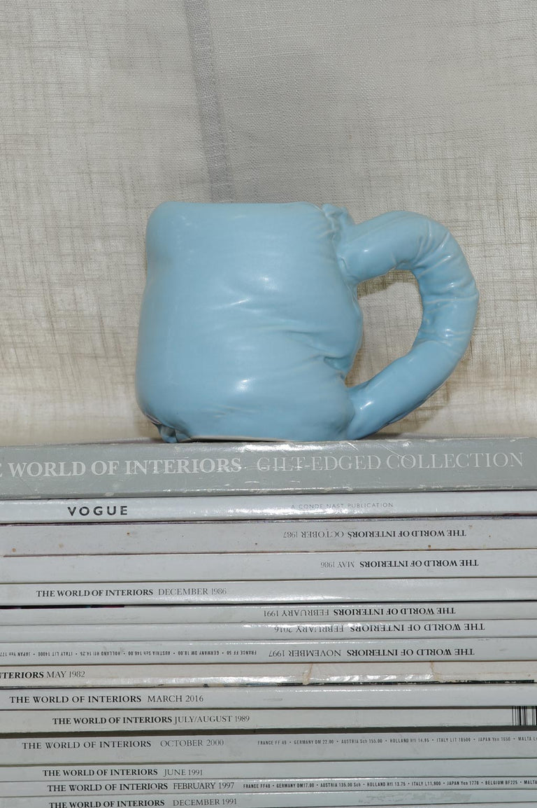 "Stuffed" - Mug in Matte Blue