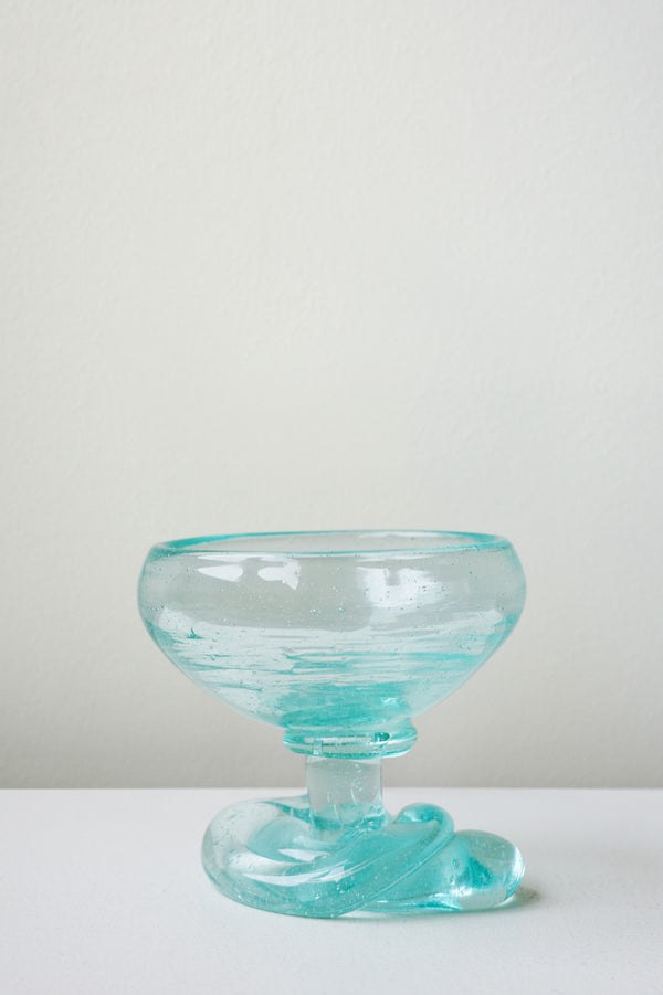 B145 - Recycled Glass Ice Cream Bowl in Clear
