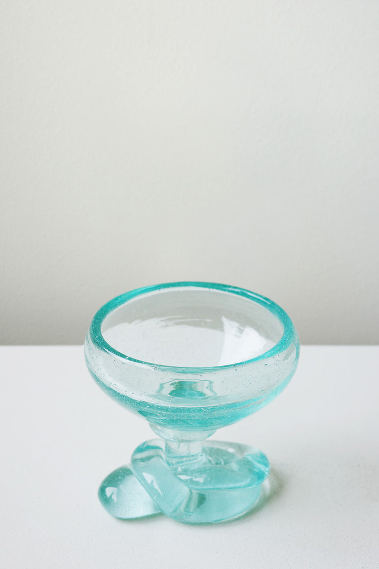 B145 - Recycled Glass Ice Cream Bowl in Clear