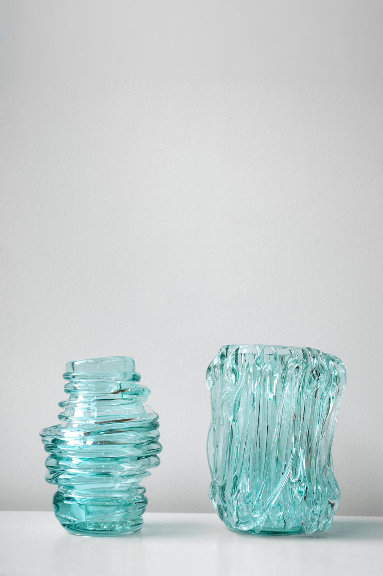 Silo - Recycled Glass Medium Vase in Clear