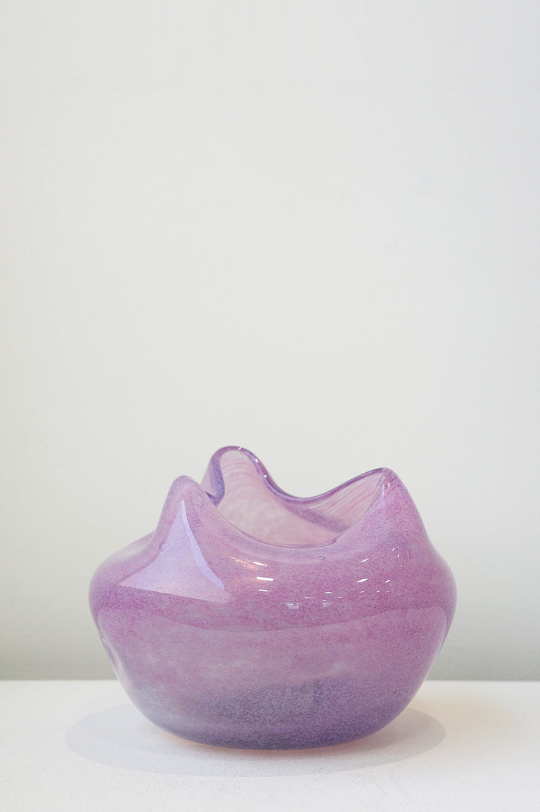 The Bubble to End all Bubbles - Recycled Glass Vase in Pink