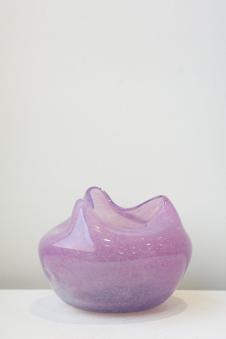 The Bubble to End all Bubbles - Recycled Glass Vase in Pink