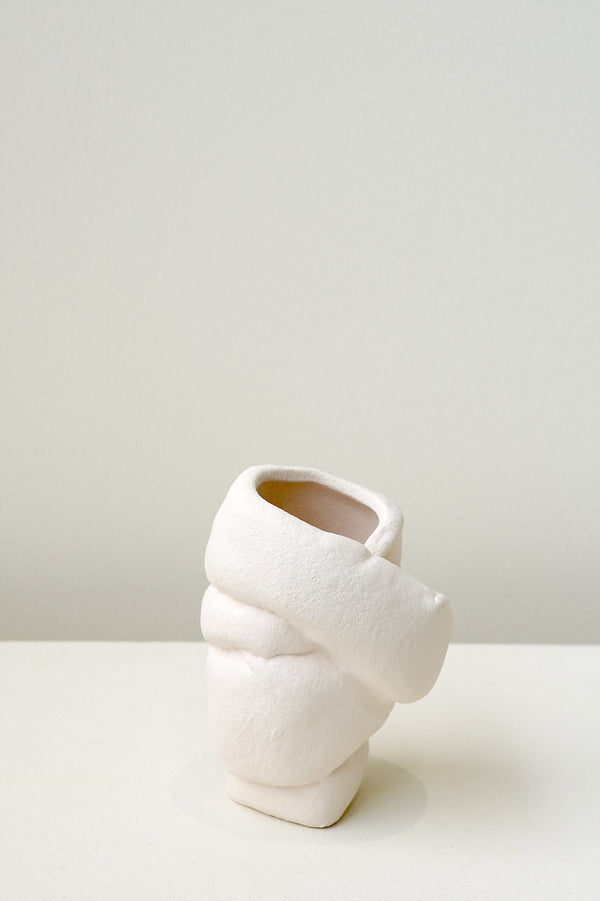 Well Wrapped - Small Vase in Texture Beige