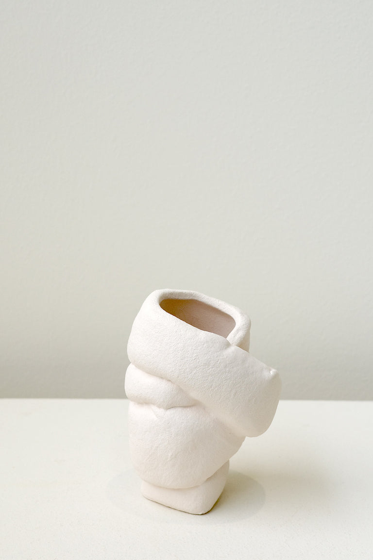 Well Wrapped - Small Vase in Texture Beige