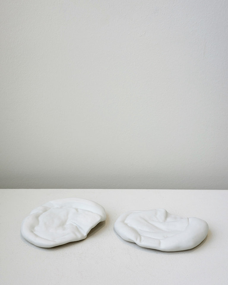 Stand Back! This Coaster is Deflating - Set of 2 Coasters in Matte White