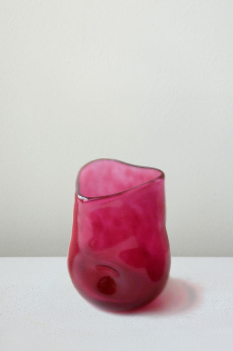 Thaw - Recycled Glass Tumbler in Magenta