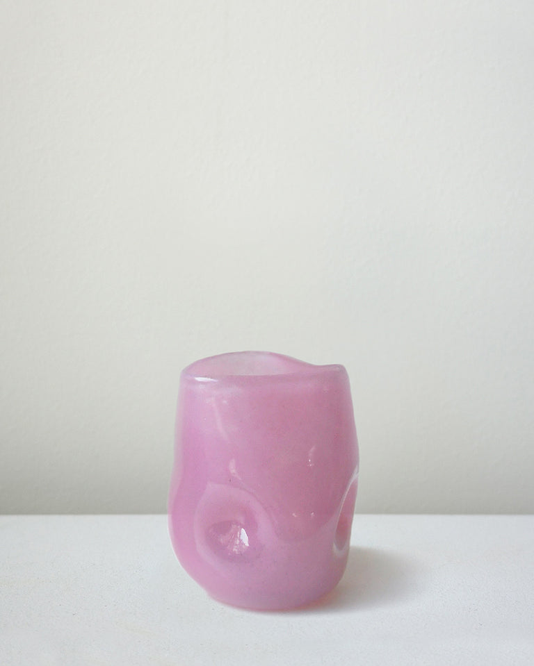 Thaw - Recycled Glass Tumbler in Pink