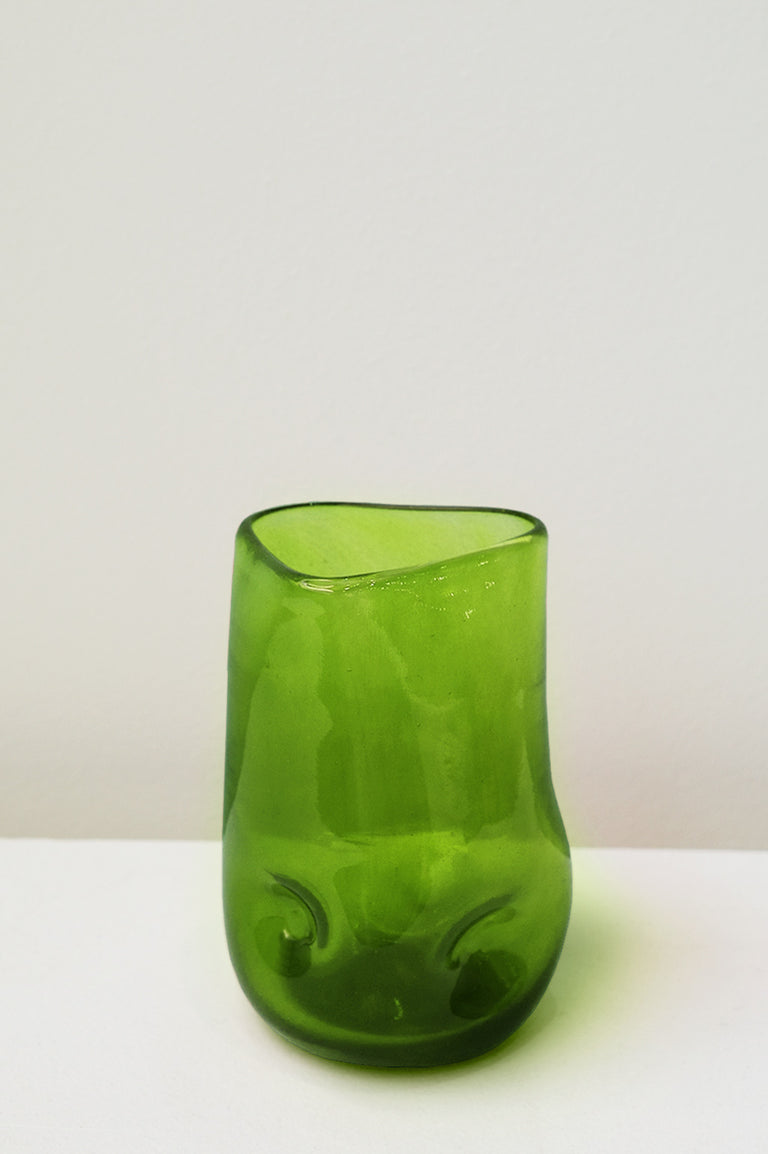 Thaw - Recycled Tall Glass in Leaf Green