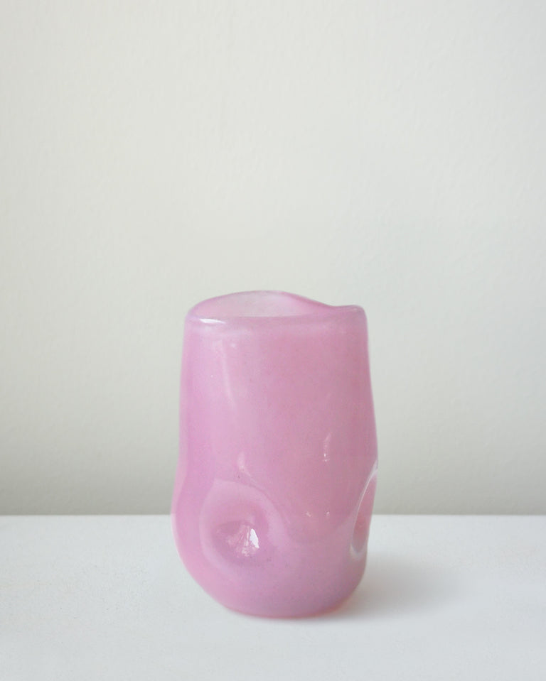 Thaw - Recycled Tall Glass in Pink