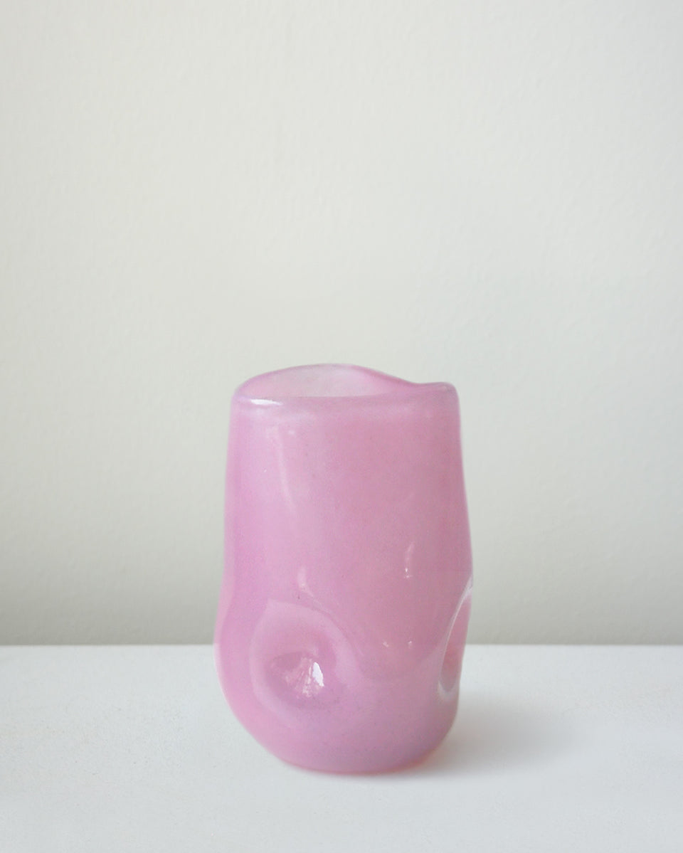 Thaw - Recycled Tall Glass in Pink