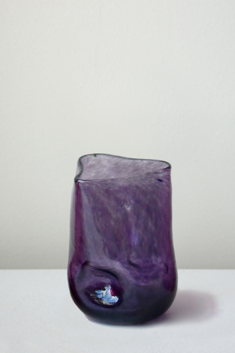 Thaw - Recycled Tall Glass in Purple