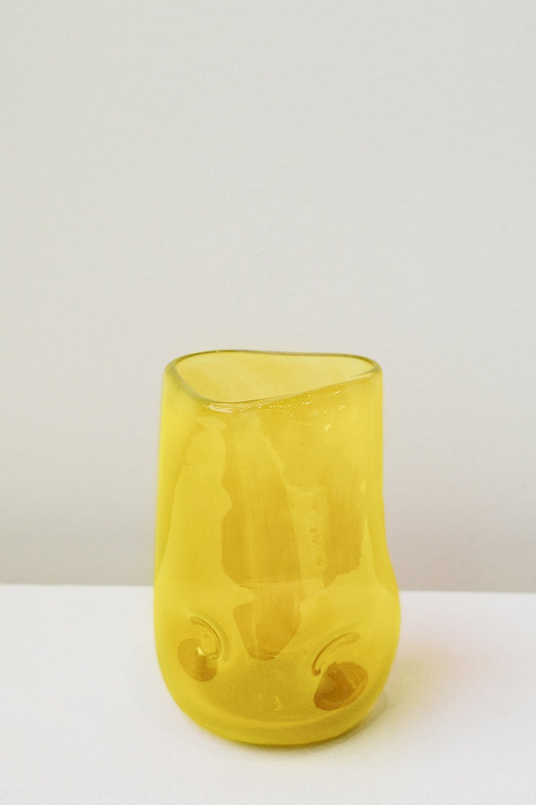 Thaw - Recycled Tall Glass in Acid Yellow