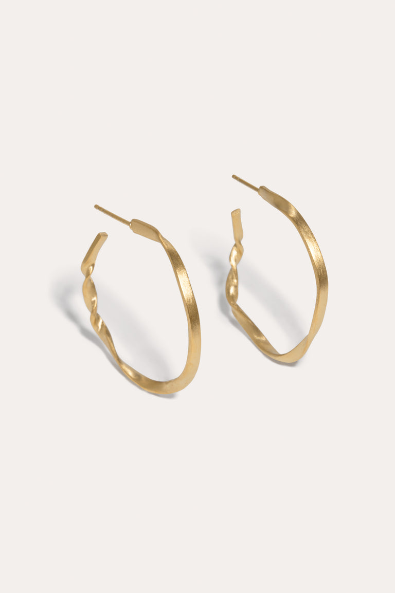 The Tenderest Thing - Recycled Gold Vermeil Earrings