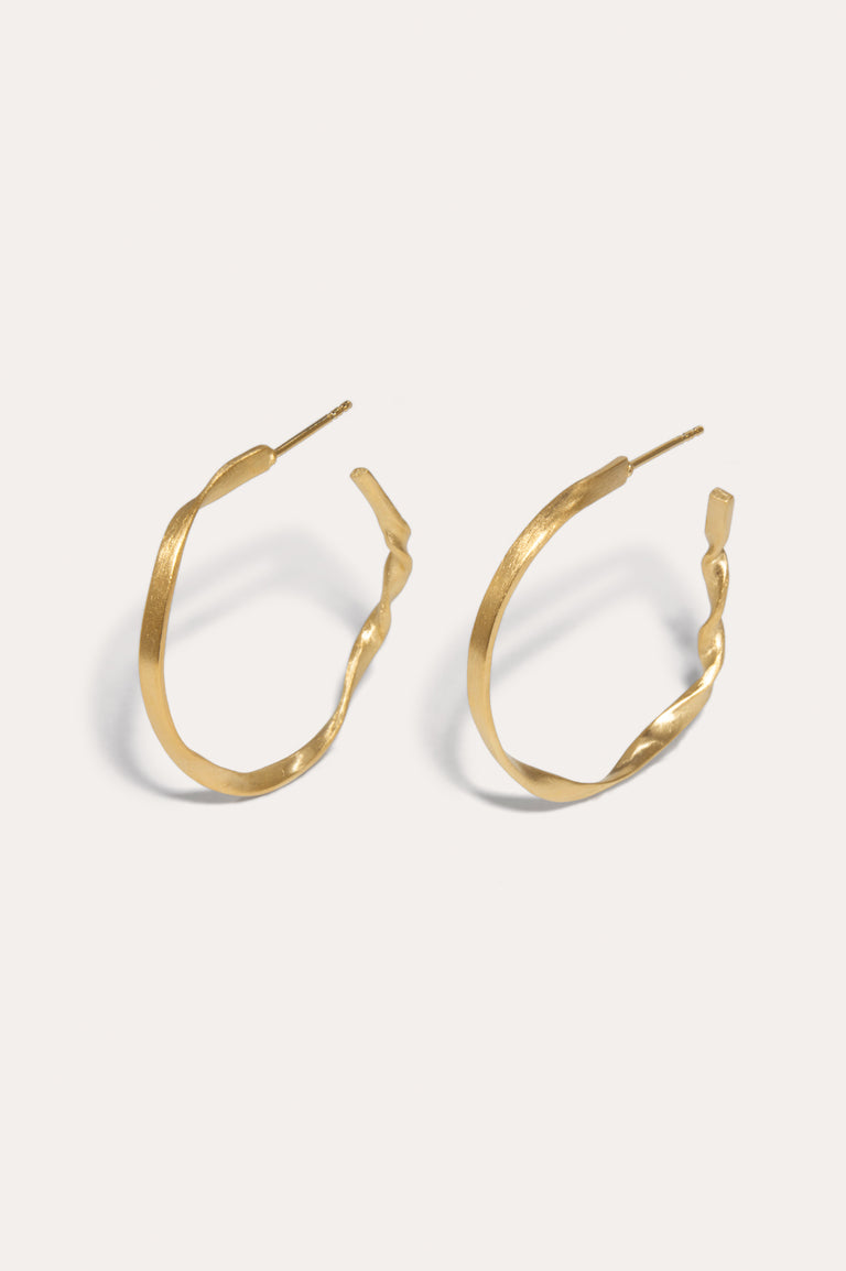 The Tenderest Thing - Recycled Gold Vermeil Earrings