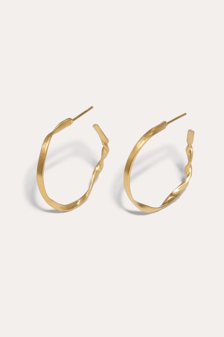 The Tenderest Thing - Gold Vermeil Earrings