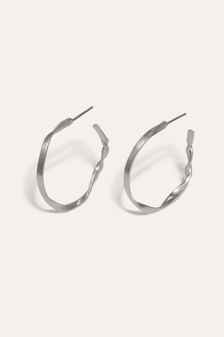 The Tenderest Thing - Recycled Silver Earrings