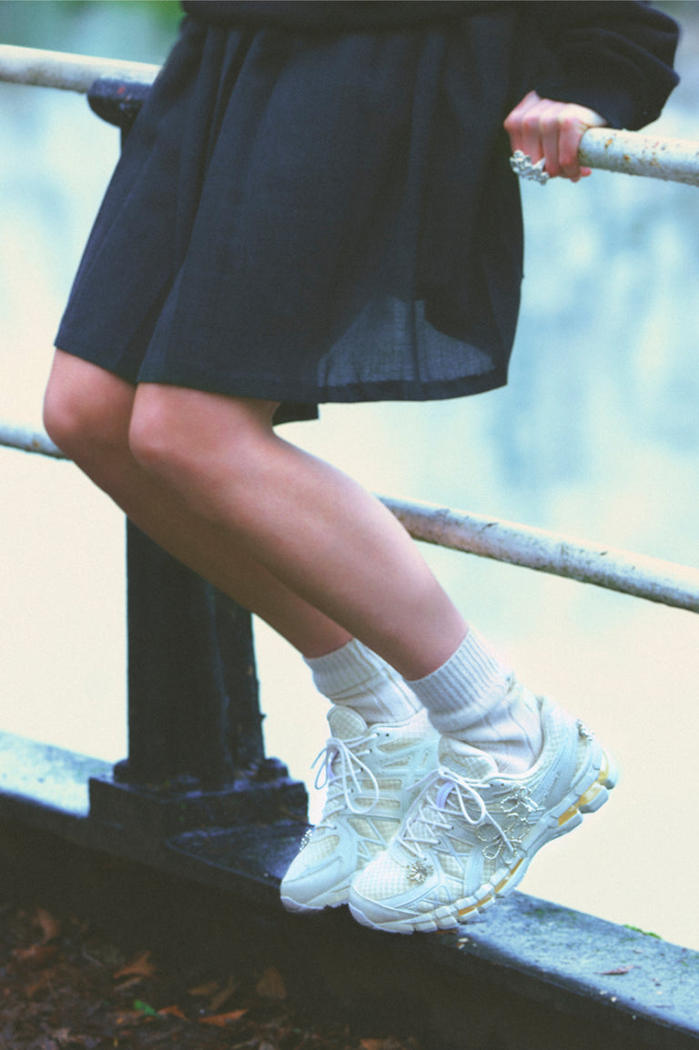 Completedworks for ASICS - GEL KAYANO™ 20 White Flower Sneakers